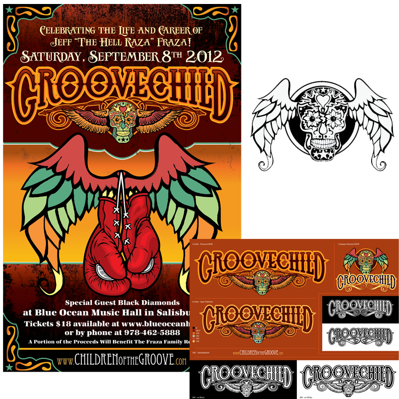 Band Logo and Promotional Poster - GrooveChild