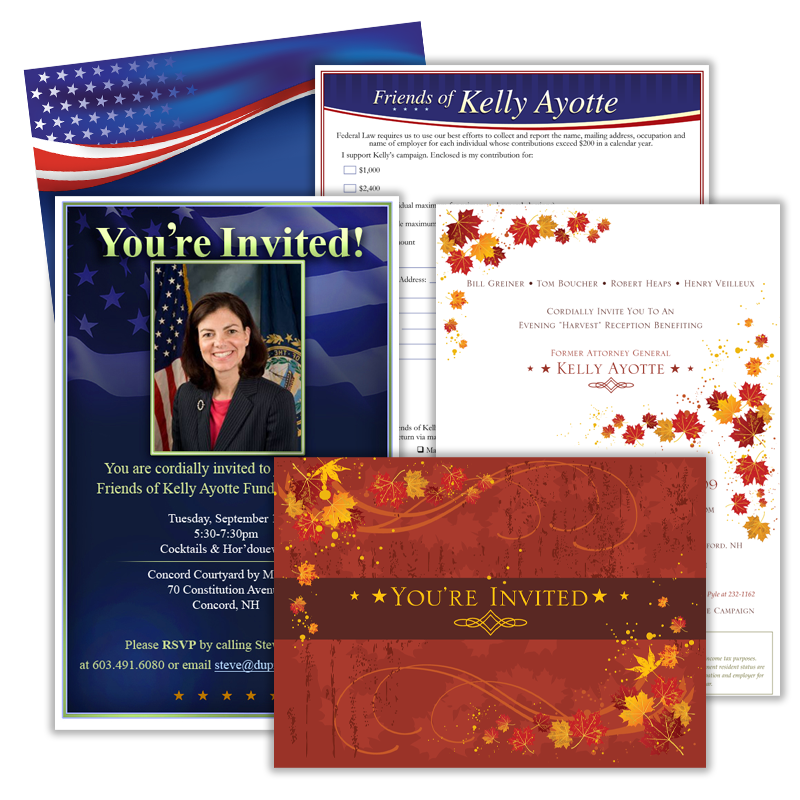 Invitations to Fundraising Events - Friends of Kelly Ayotte