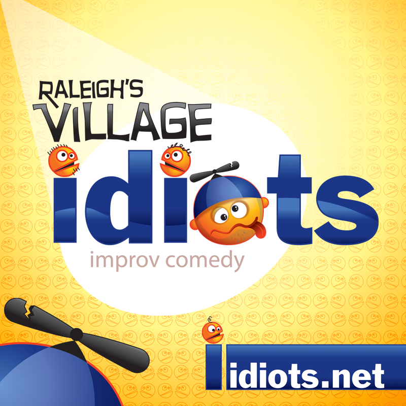 Logo Design - Raleigh's Village Idiots Improv Comedy