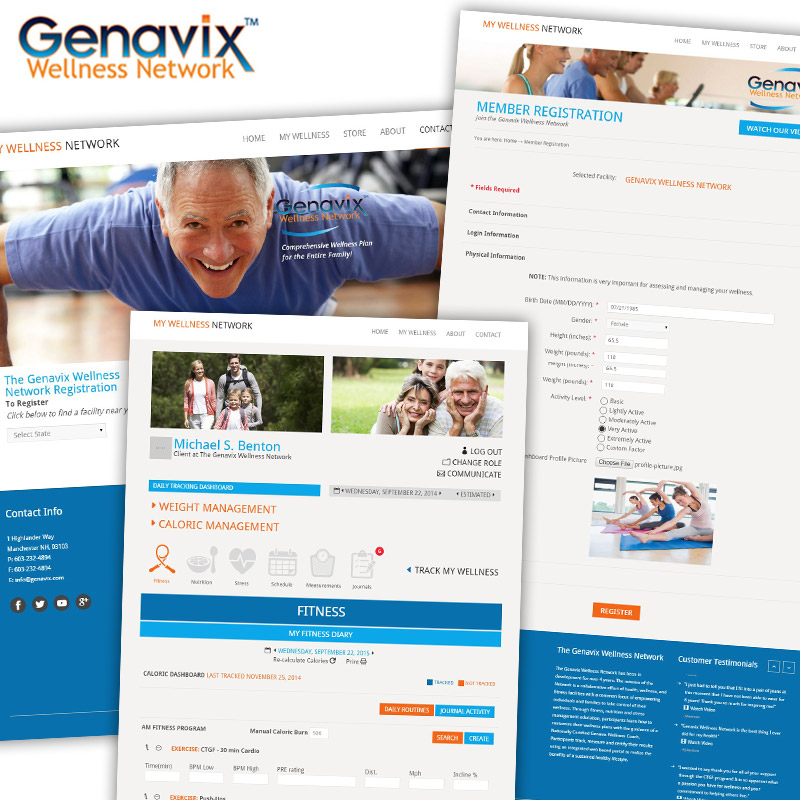 Genavix Wellness Network - Responsive Website Design